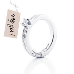 HEART TO HEART RING 0.19 CT