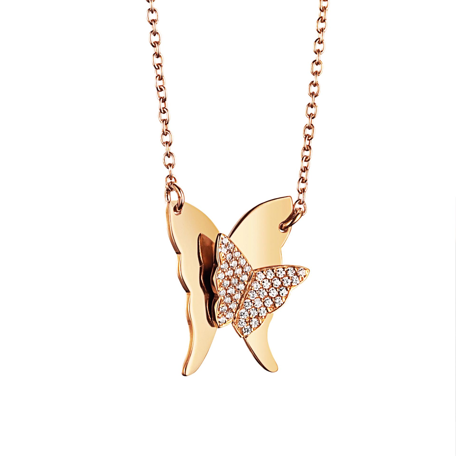 MISS BUTTERFLY & STARS NECKLACE