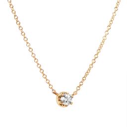 CROWN & STARS NECKLACE 0.30CT