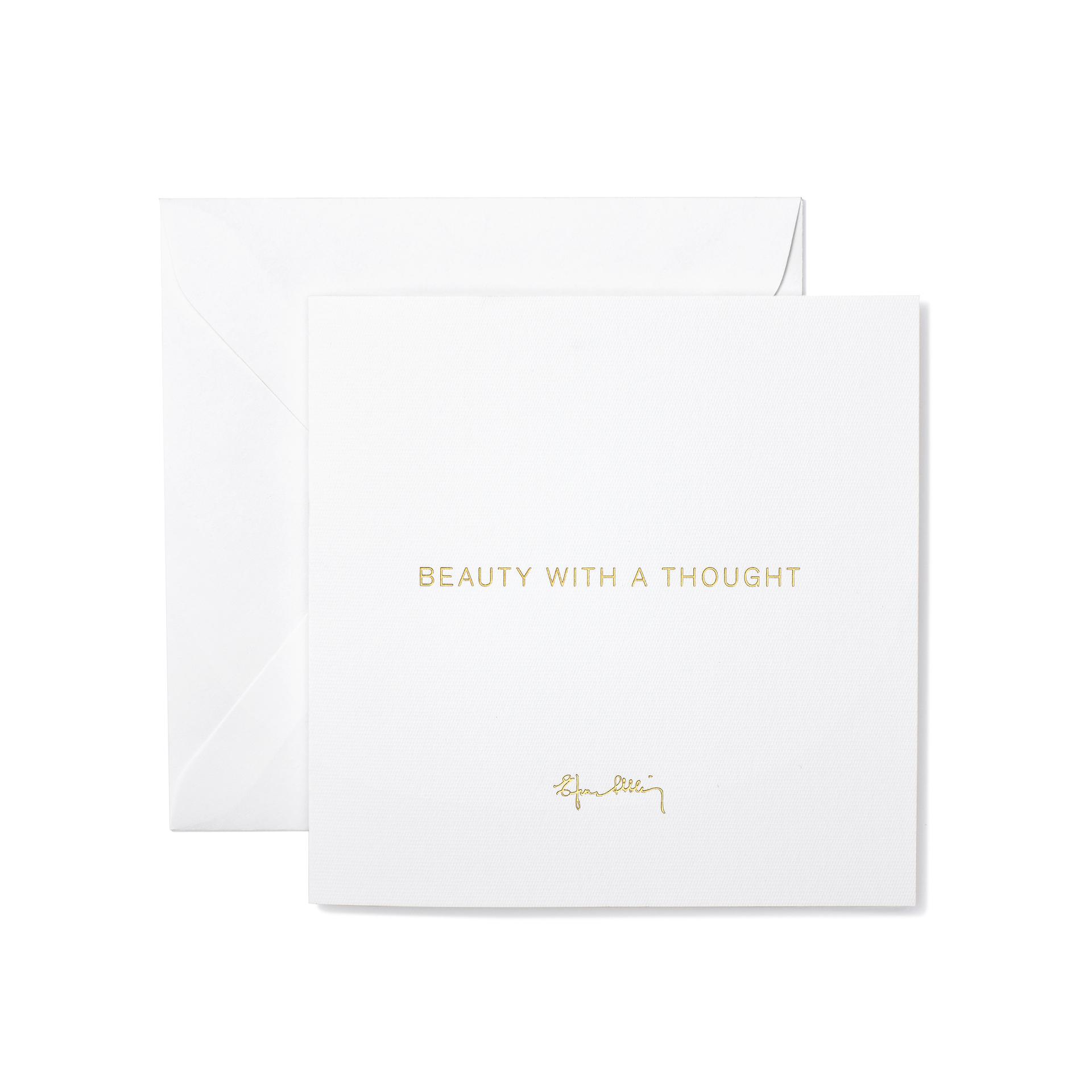 GREETING CARD - BEAUTY WITH A THOUGH