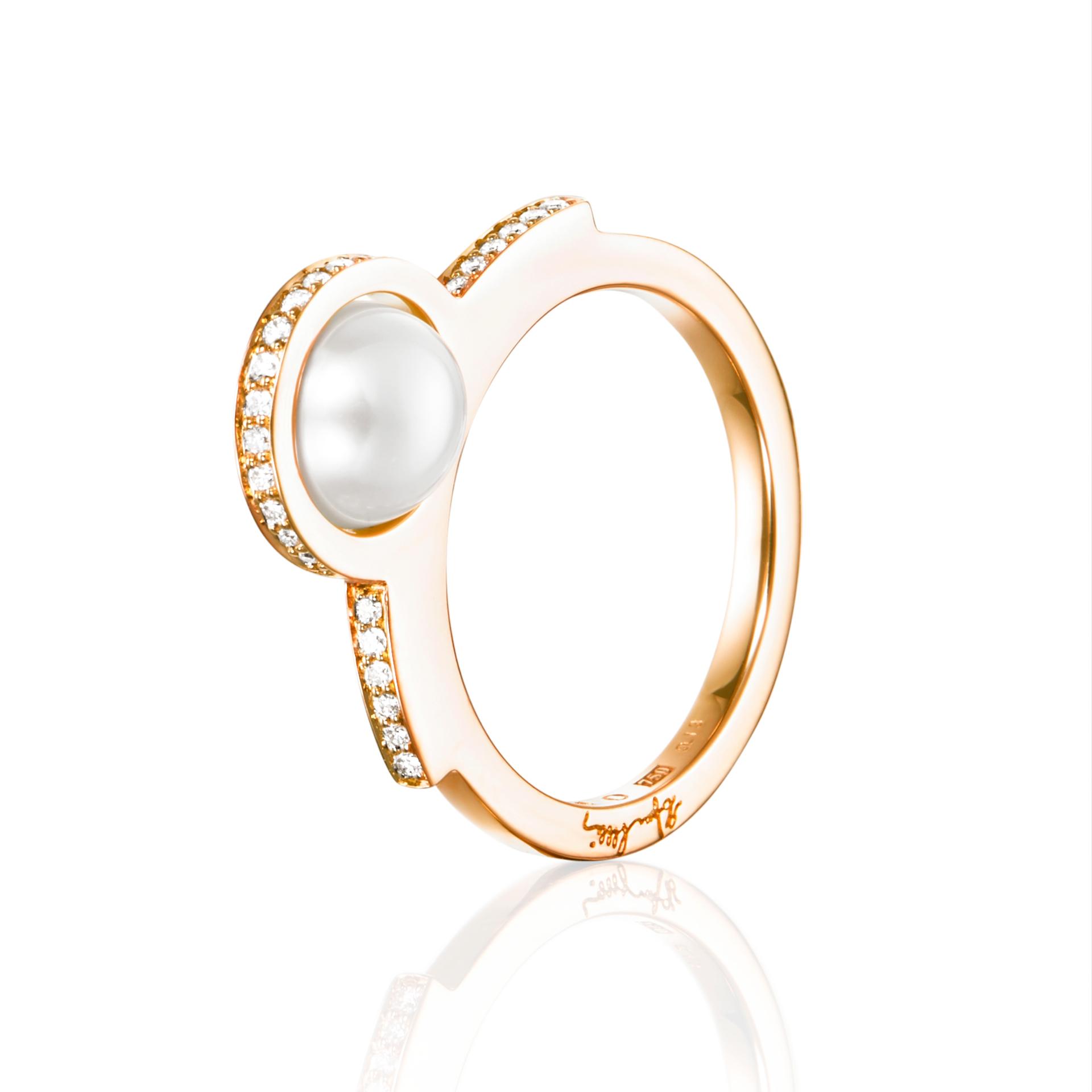 DAY PEARL & STARS RING