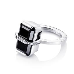 BEND OVER RING - ONYX