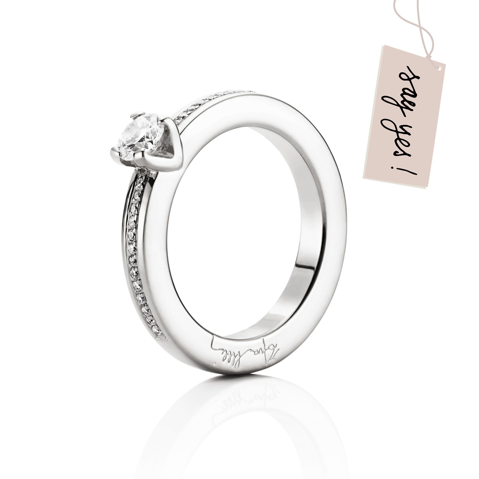 HEART TO HEART RING 0.50 CT
