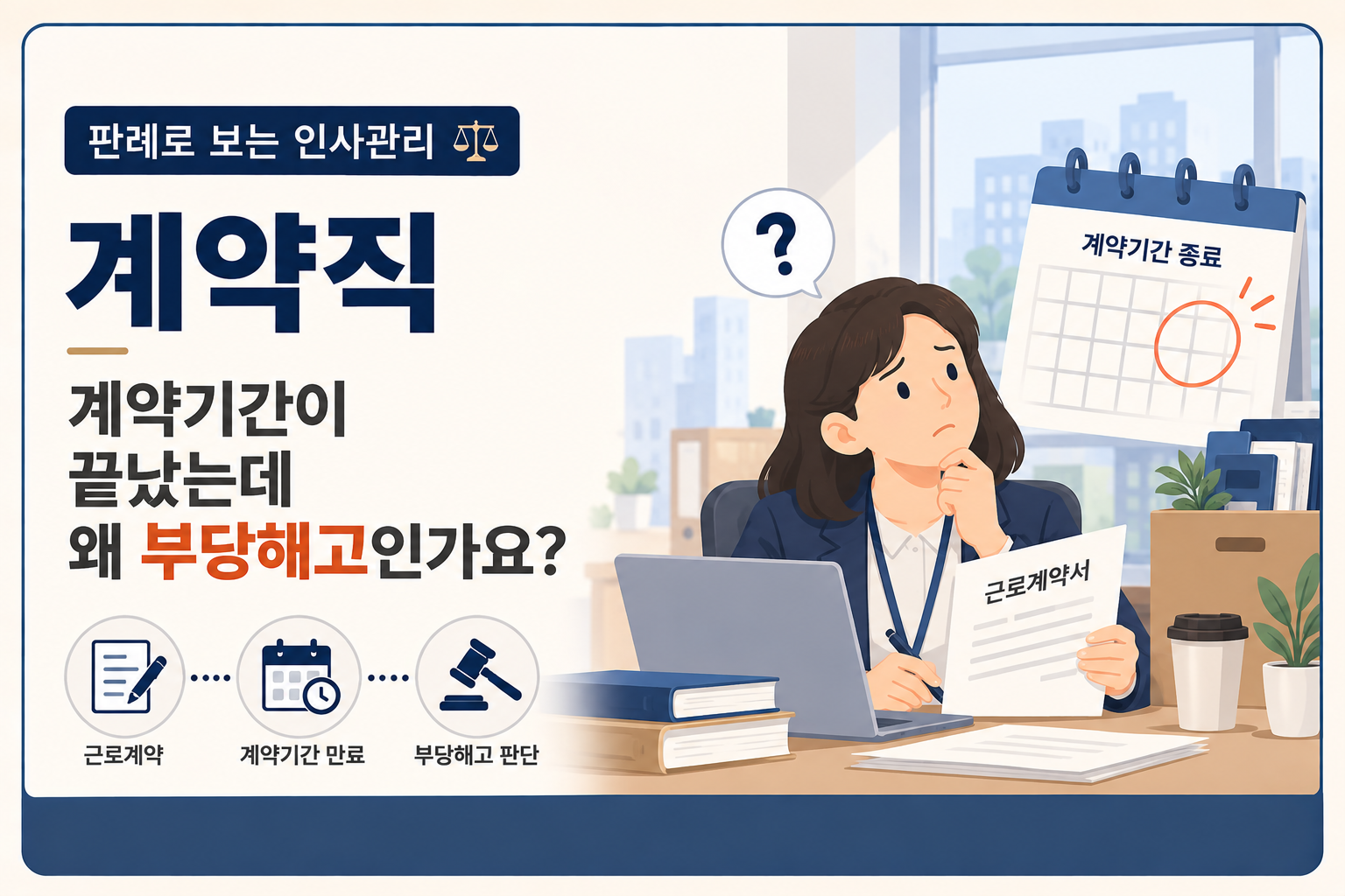 판례로 보는 인사관리 | 계약직 - 1 — 계약기간이 끝났는데 왜 부당해고인가요