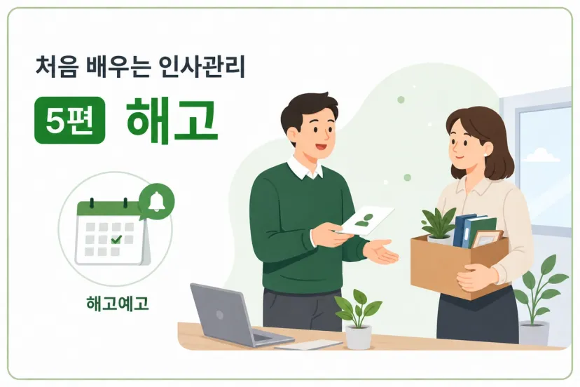 처음 배우는 인사관리 ⑤ 해고 — 정당한 사유와 30일 전 해고예고