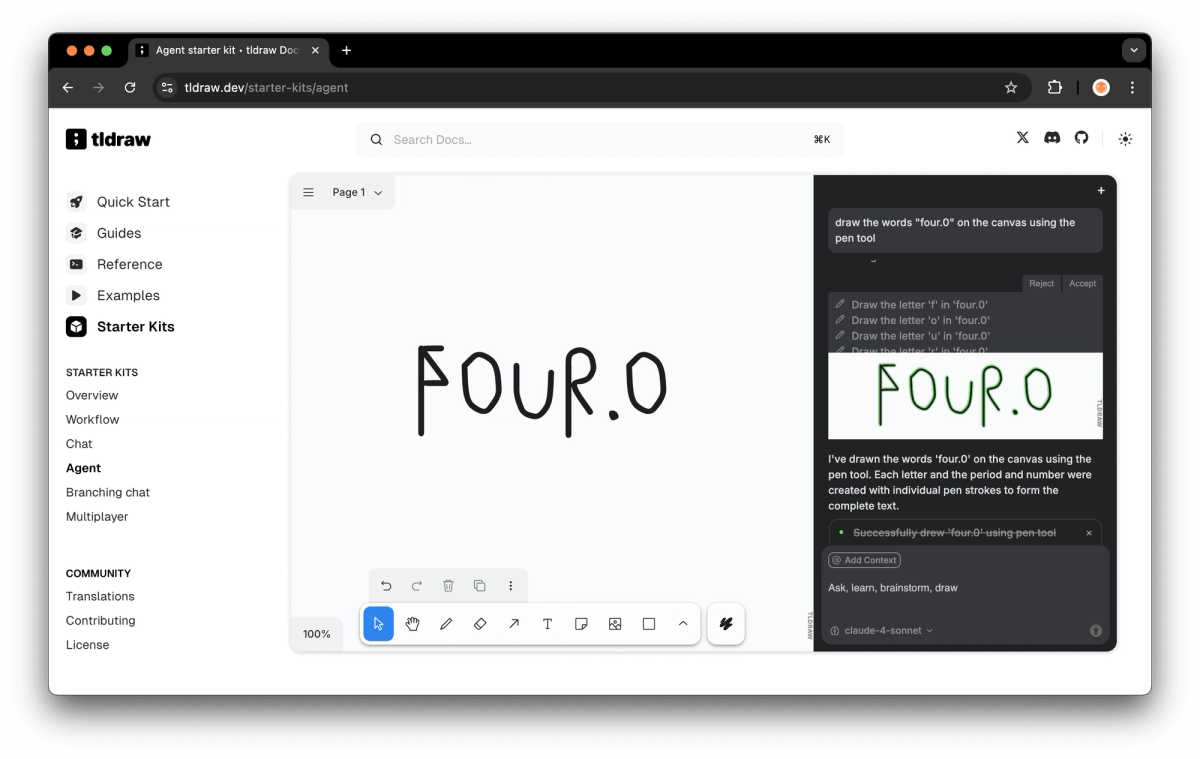Announcing tldraw SDK 4.0