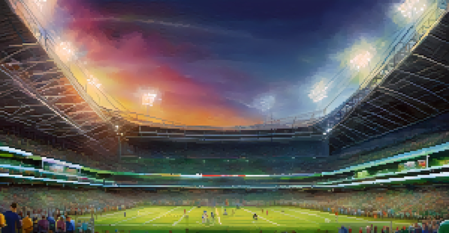 Excited fans in a vibrant sports stadium in Jacksonville, cheering for their team during a game.