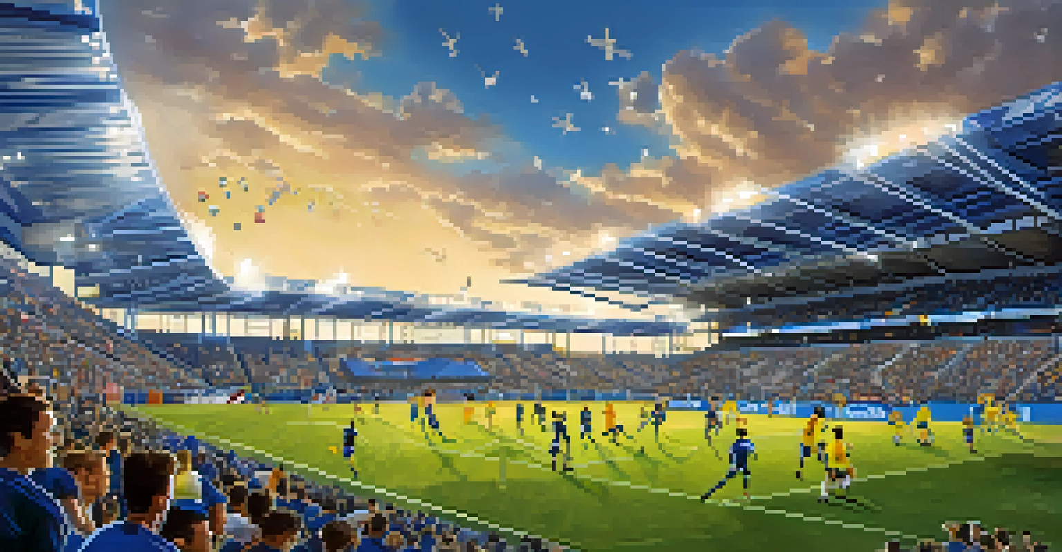 An action-packed soccer match featuring the Jacksonville Armada FC with passionate fans in the stands.