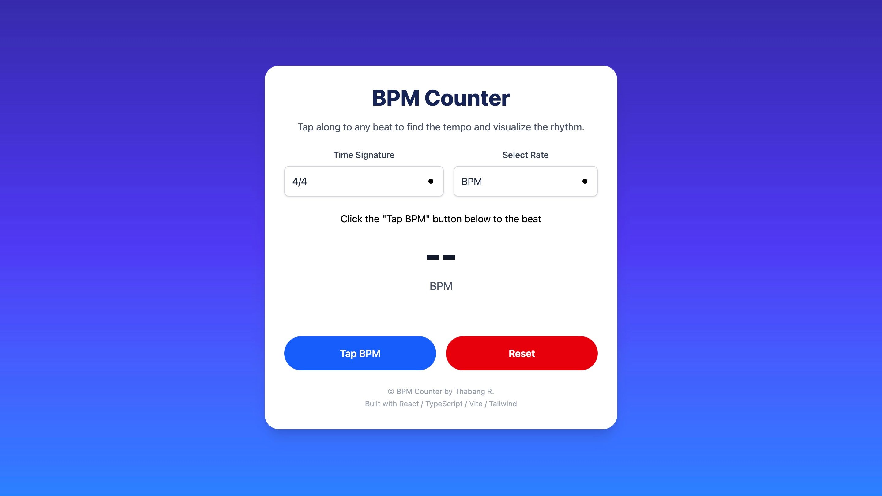 BPM Counter