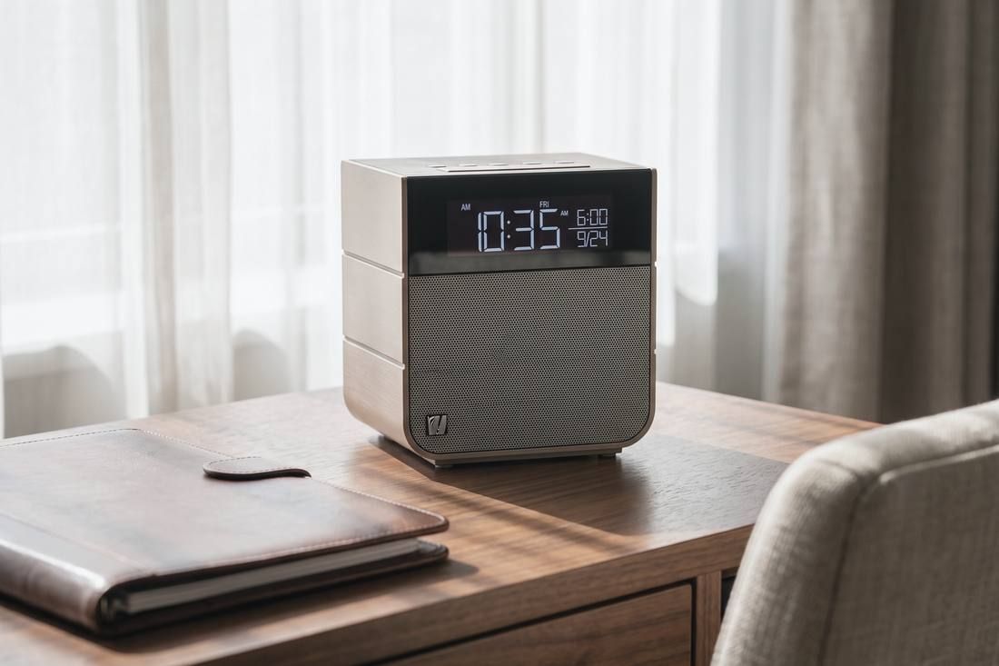 Soundfreaq in a guest room