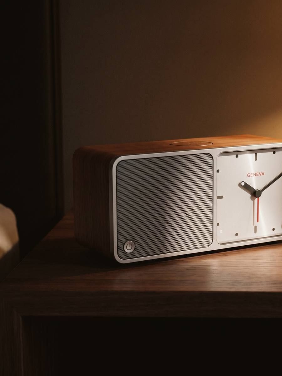 Geneva on a nightstand