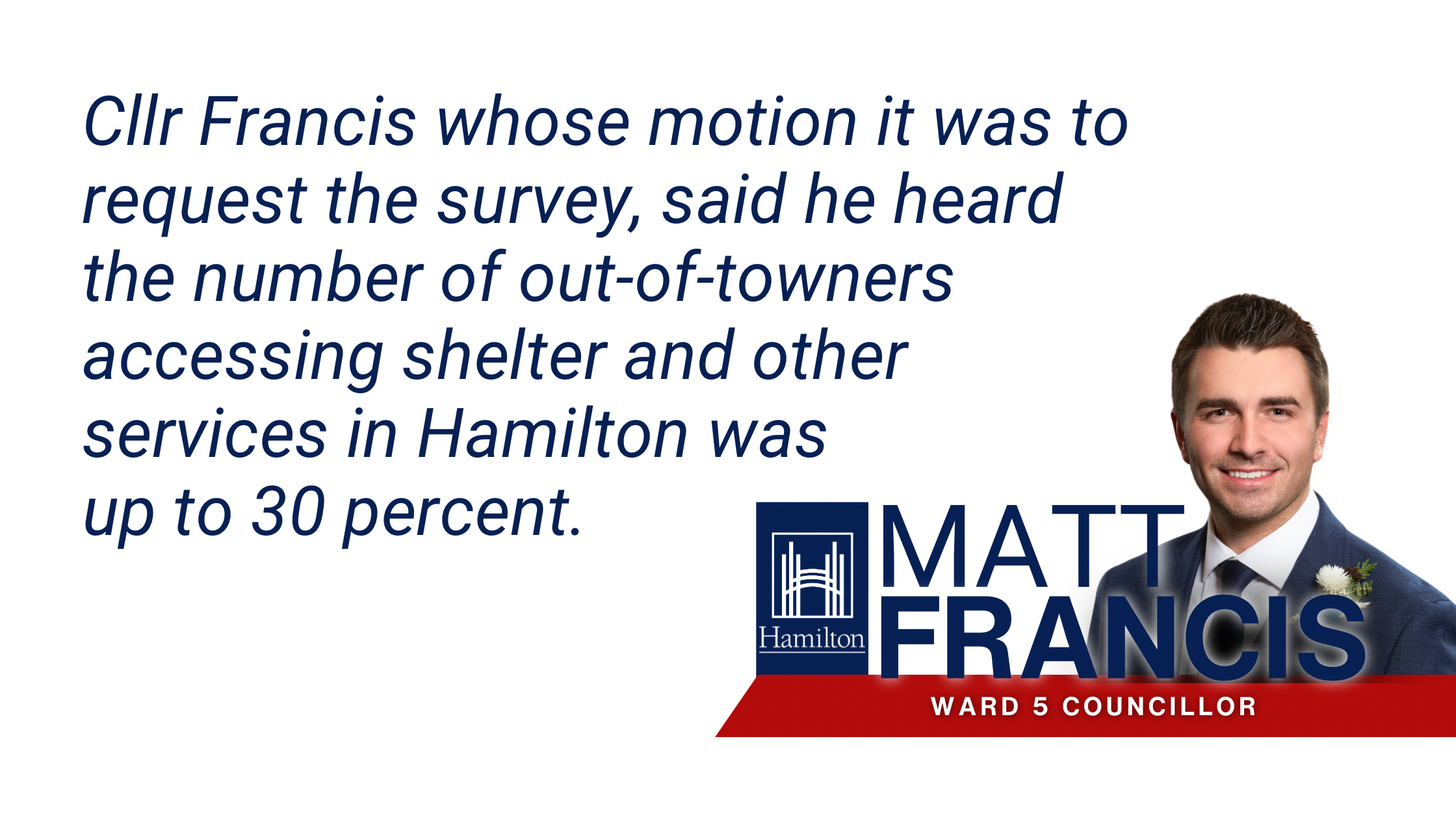 Hamilton Council votes to address influx of non-residents seeking social supports photo