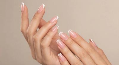 Classic French tips with a modern twist