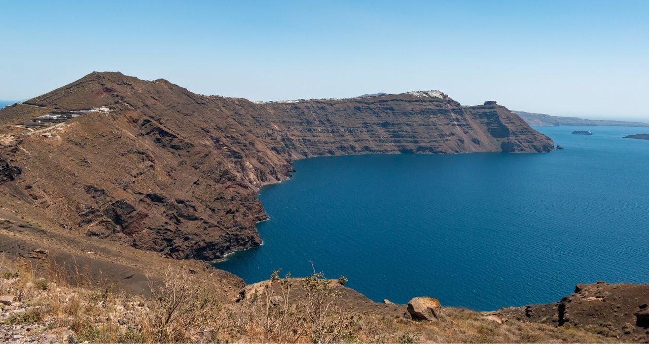 Santorini, Caldera