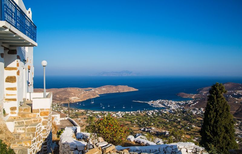 Chora of the Greek island Serifos