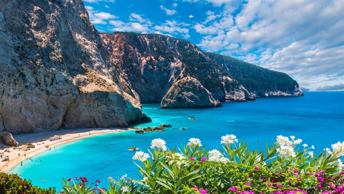 Porto Katsiki beach, Lefkada