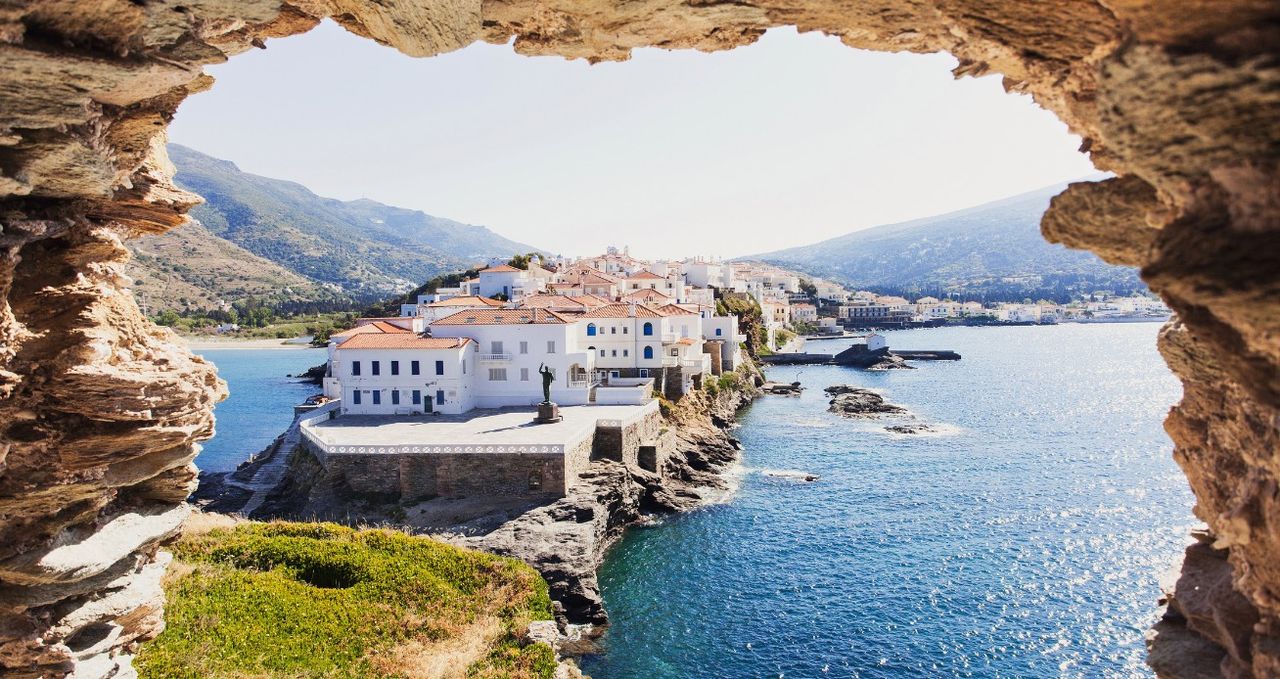 Andros island, Cyclades, Greece