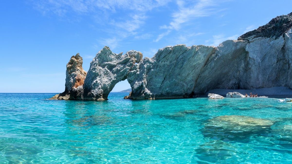 Lalaria beach in Skiathos