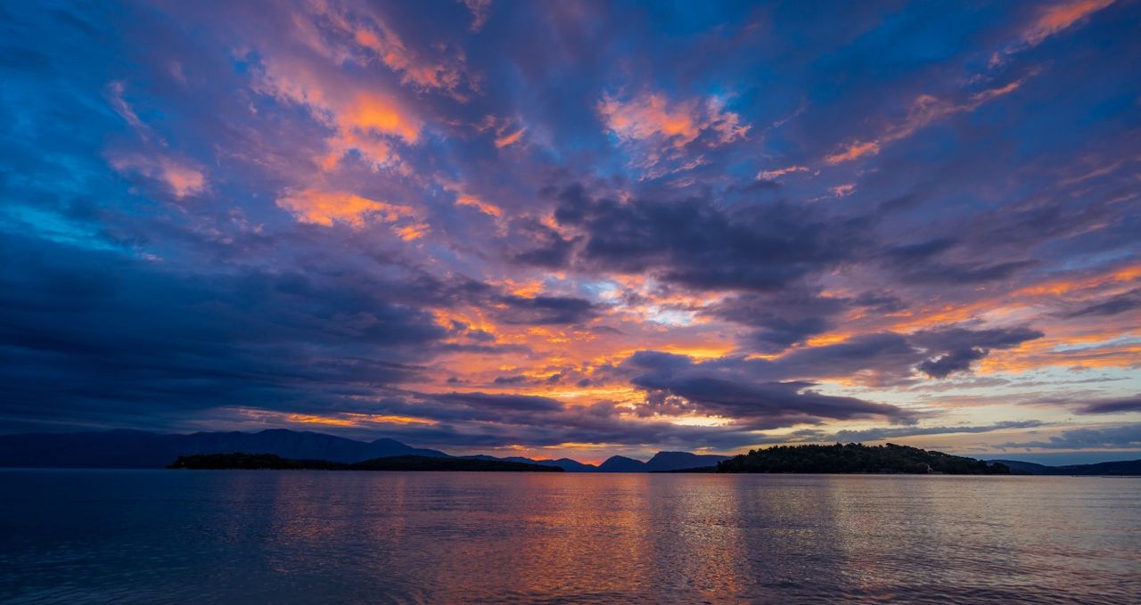 Sunrise in Nidri Lefkas Island
