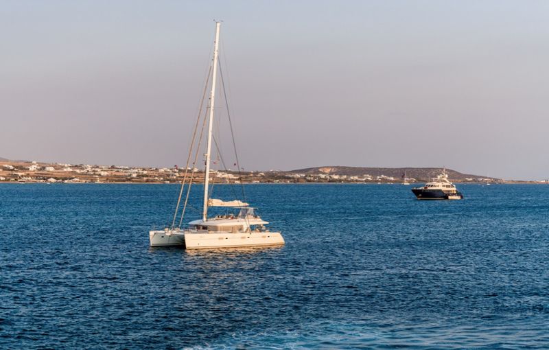 Boat at Antiparos island, Greece.