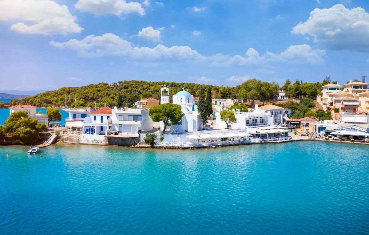 The cosmopolitan town of Porto Heli, Peloponnese, Greece