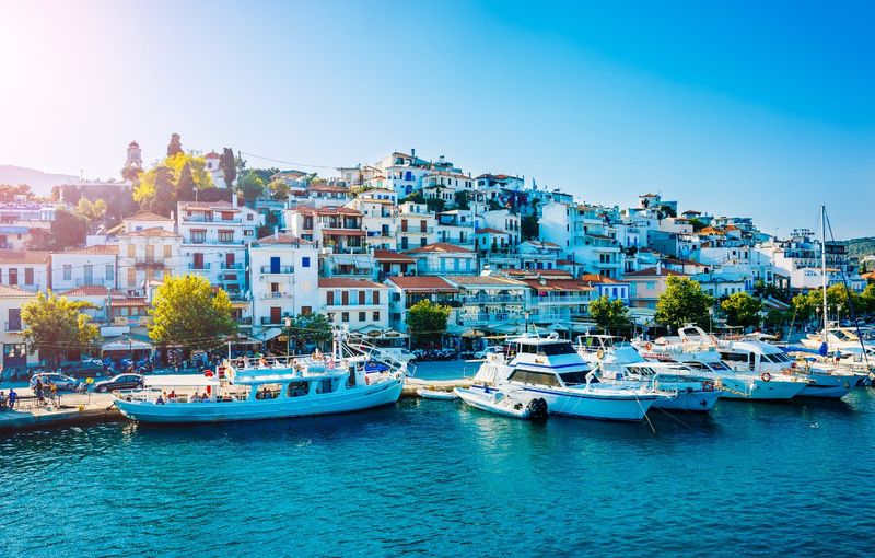 Skiathos town, Skiathos island, Greece