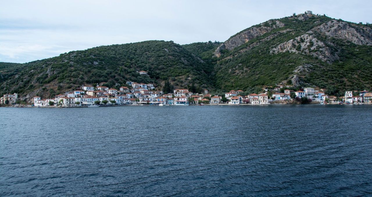Trikeri in Greece, from Cruise