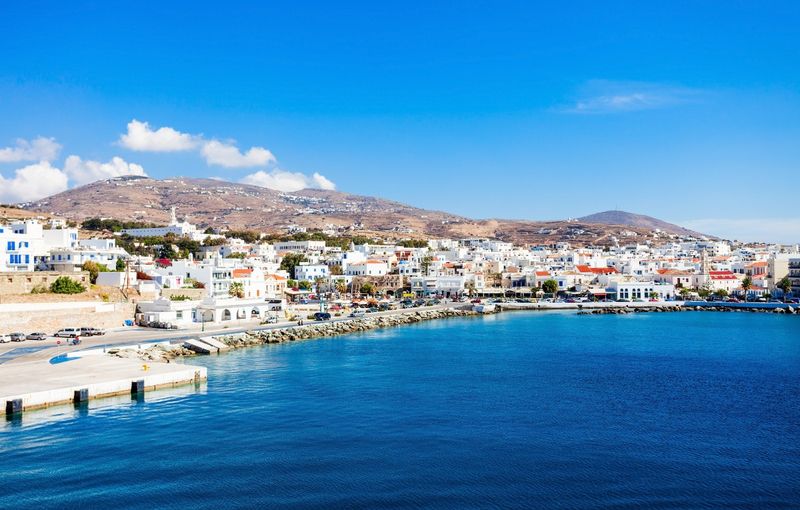 Tinos island, Greece. Church of Panagia Evangelistria.