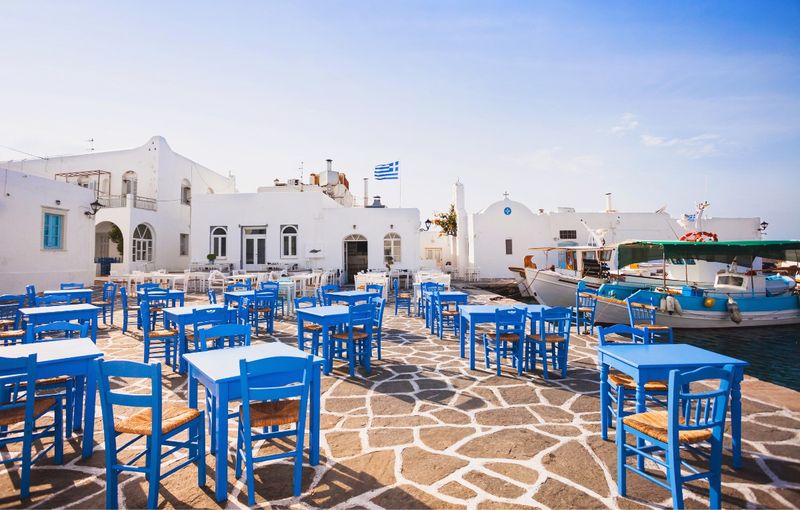 Greek village of Naousa, Paros island, Greece