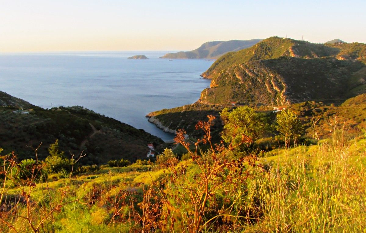 Alonissos sea view from old village