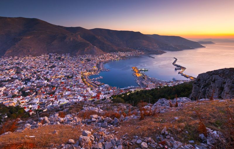 Kalymnos island in Dodecanse archipelago in eastern Aegean.