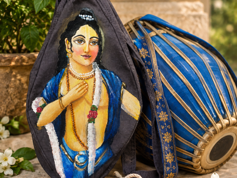 Hand-Painted Washable Japa Beadbag | Lord Nityanand