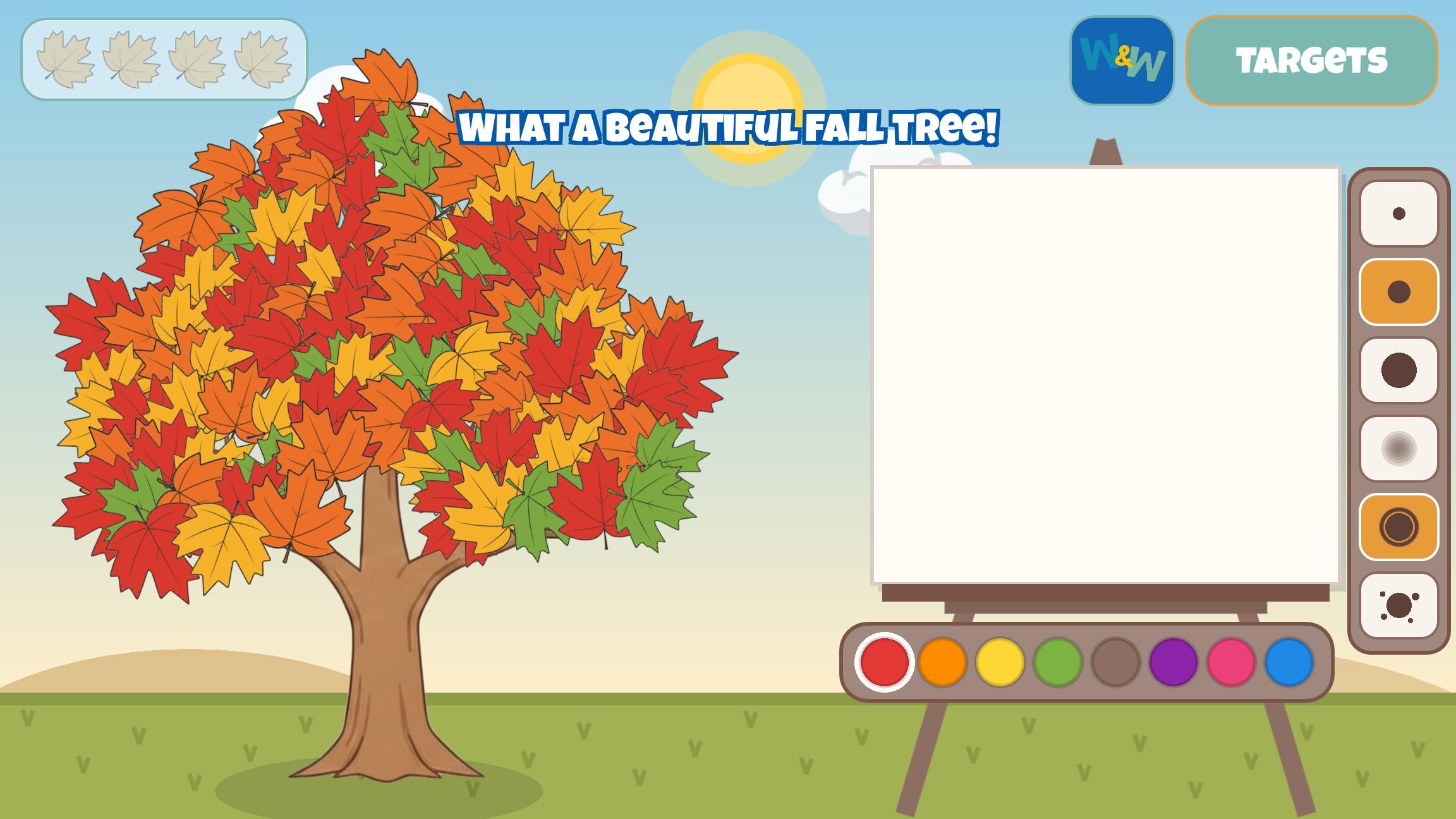 Paint the Leaf gameplay screenshot