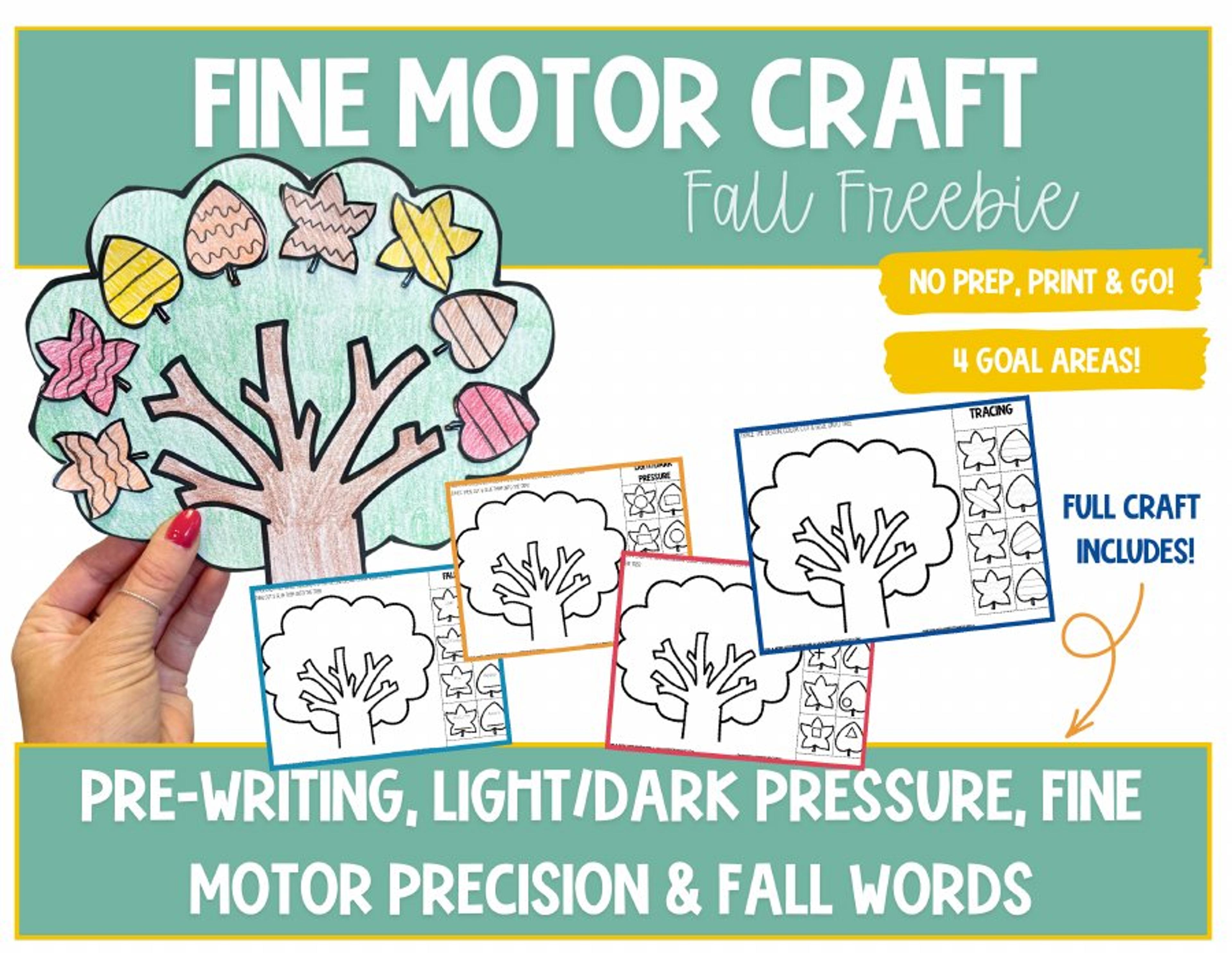 Fall Leaves Fine Motor Craft printable cover