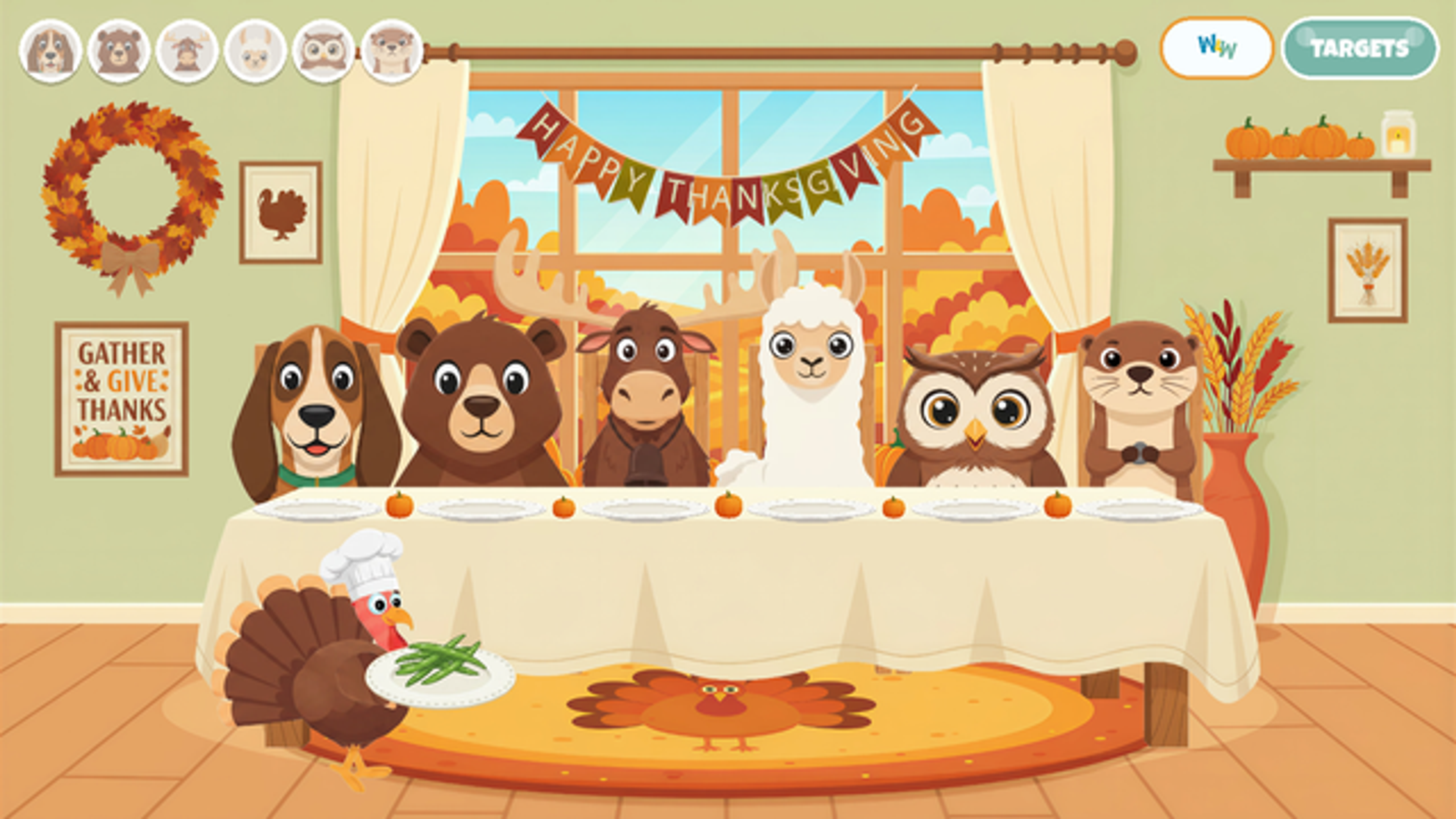 Turkey's Thanksgiving Delivery gameplay screenshot