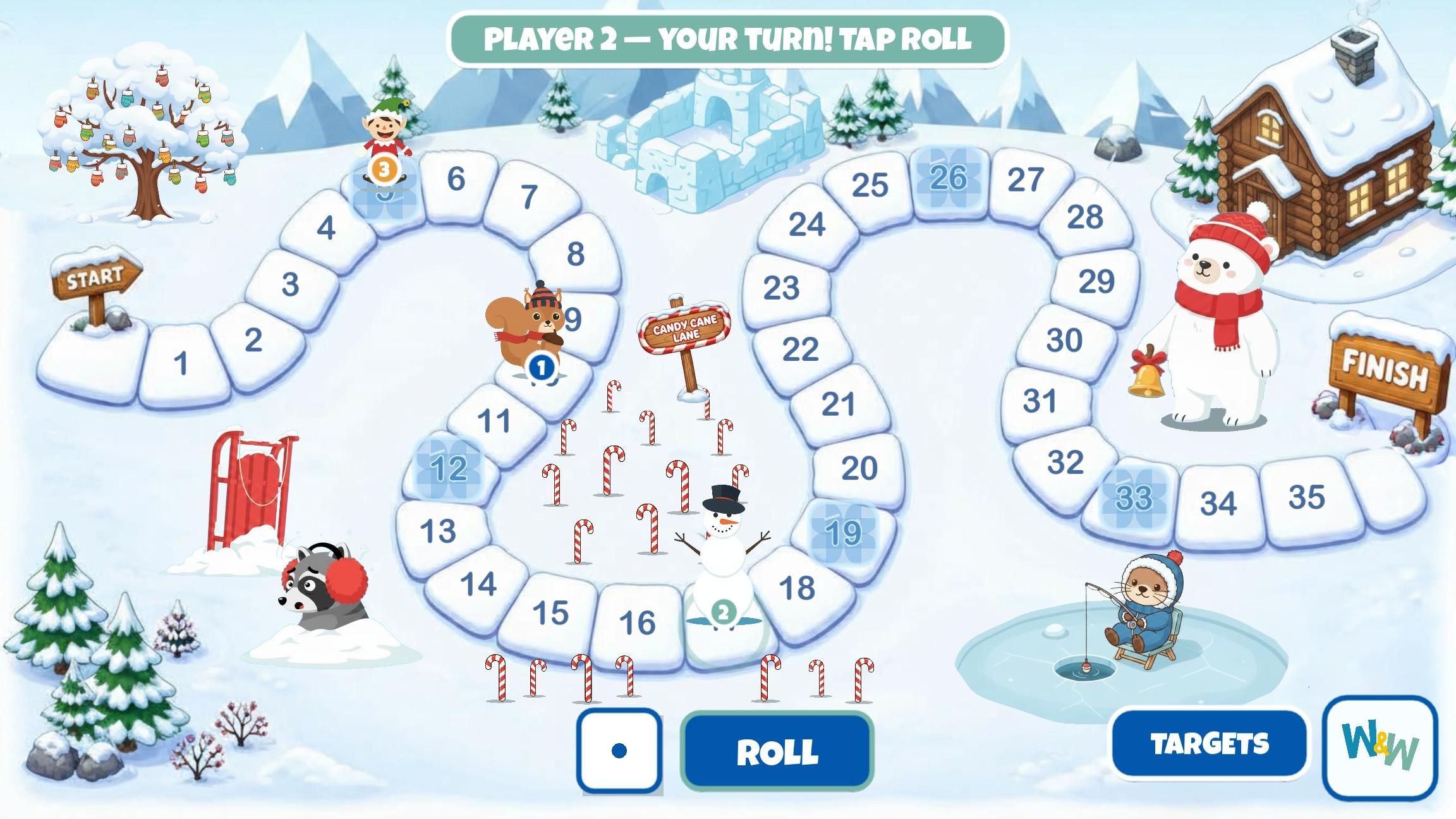 Winter Race gameplay screenshot