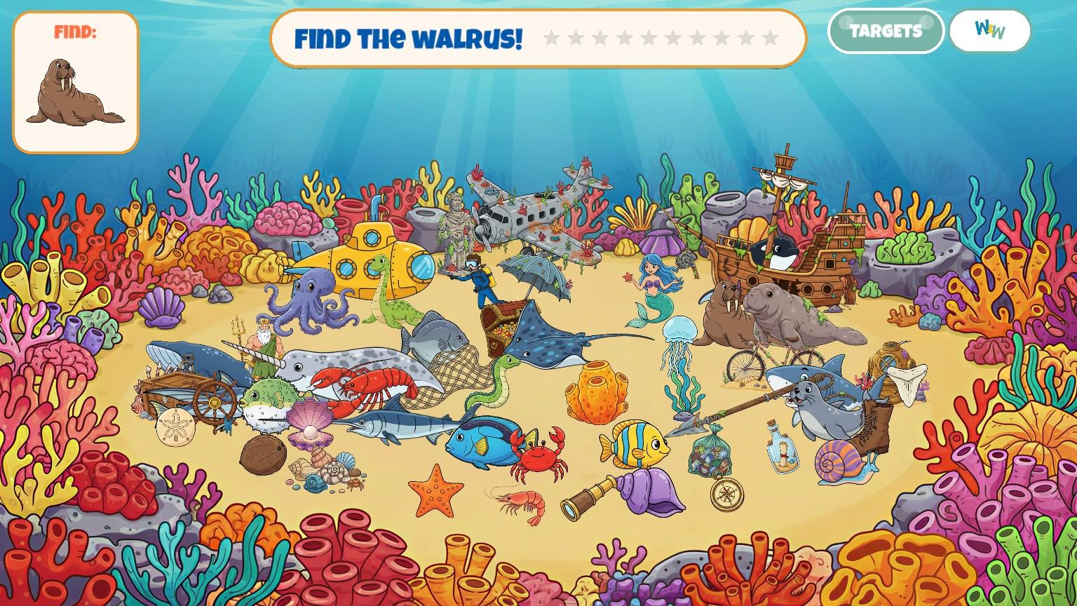 Ocean Discovery gameplay screenshot