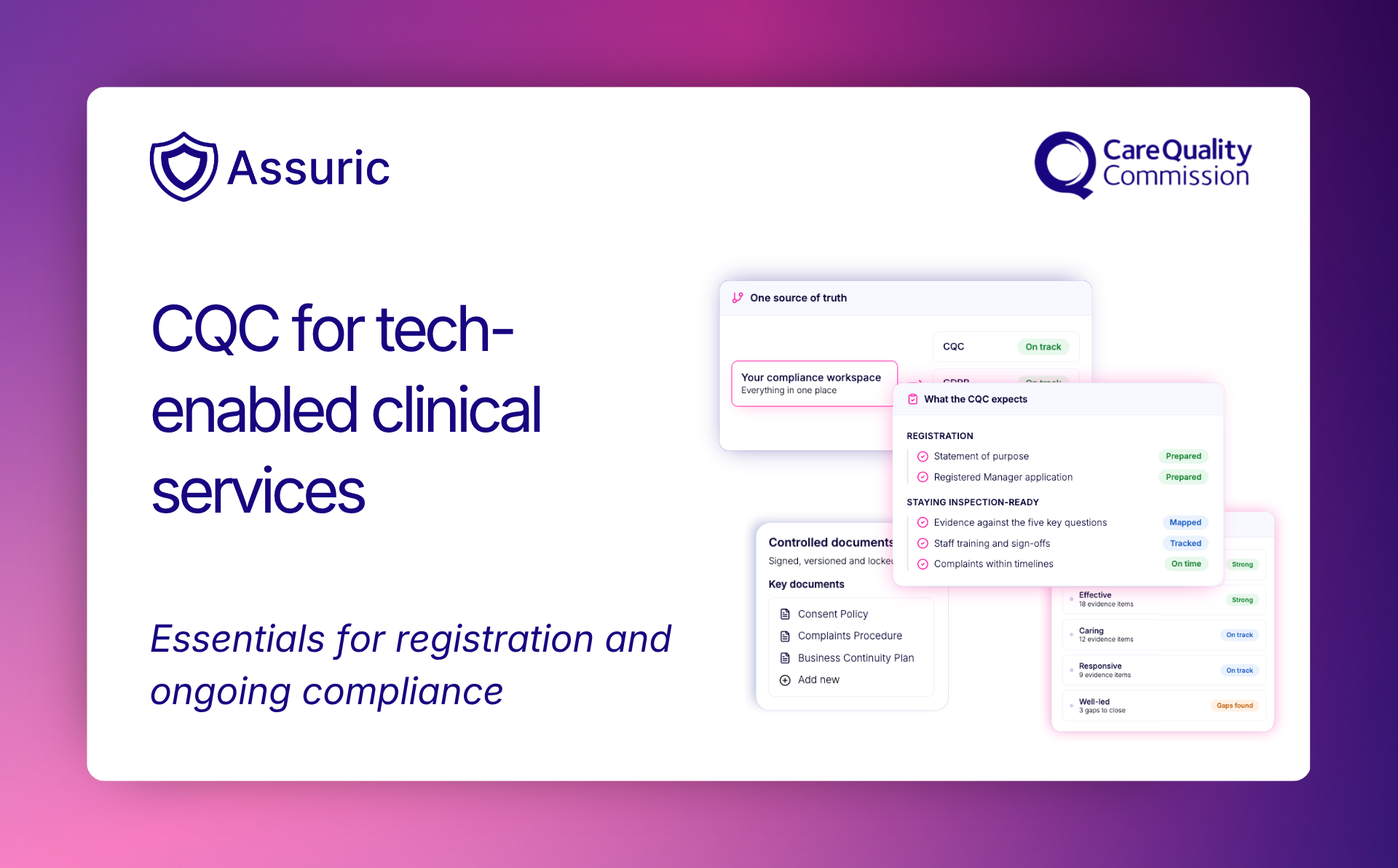 CQC Compliance for Tech-Enabled Clinical Services
