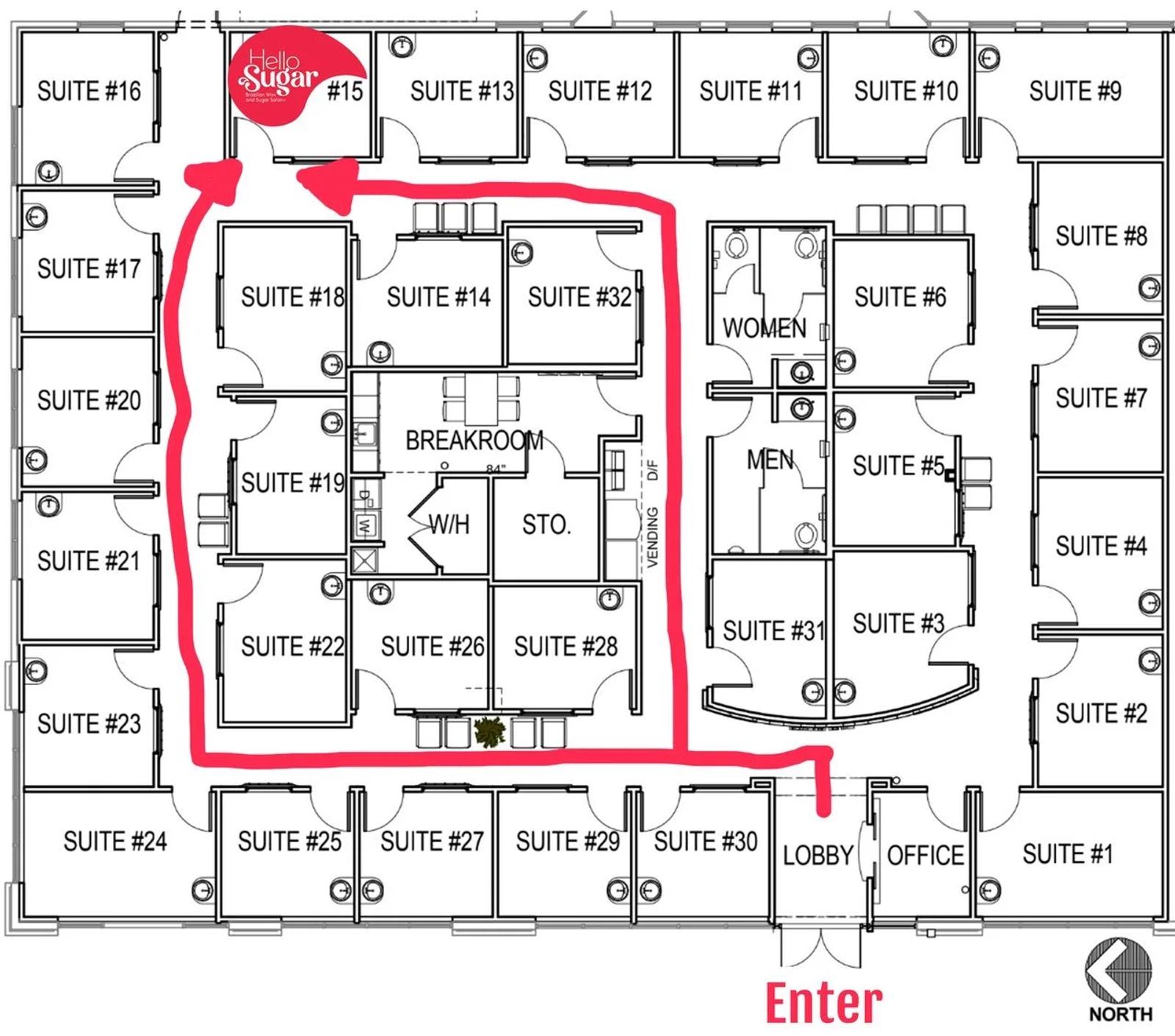 How to find Hello Sugar Austin | Parkside