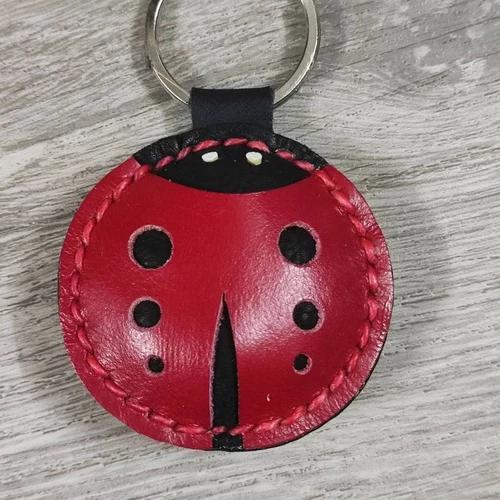 พวงกุญแจเต่าทองหนังแท้แฮนด์เมด ดีไซน์สีสันสดใสสำหรับห้อยกระเป๋าและกุญแจรถ - 04