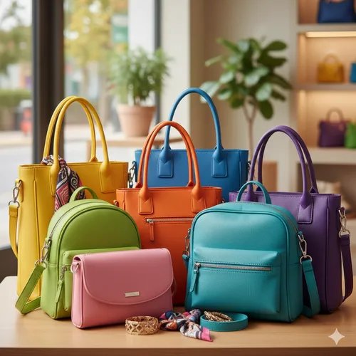 กระเป๋าสีพาสเทลและสีสดใสบ่งบอกสไตล์ที่เป็นเอกลักษณ์