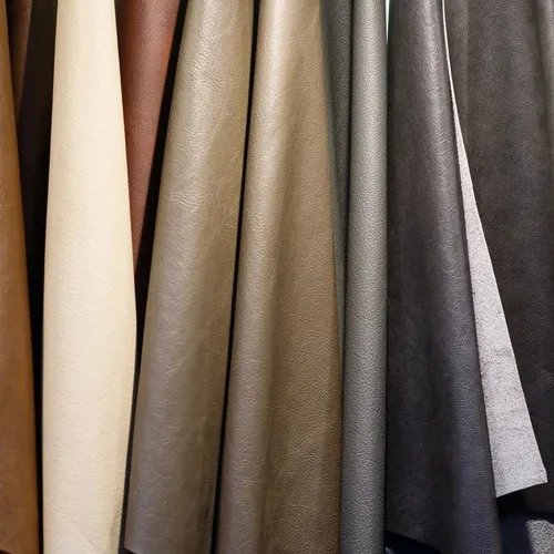 ตัวอย่างสีและพื้นผิวหนังท็อปเกรนหลากหลายเฉด