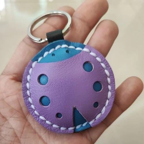 พวงกุญแจเต่าทองหนังแท้แฮนด์เมด ดีไซน์สีสันสดใสสำหรับห้อยกระเป๋าและกุญแจรถ - 03