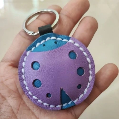 พวงกุญแจเต่าทองหนังแท้แฮนด์เมด ดีไซน์สีสันสดใสสำหรับห้อยกระเป๋าและกุญแจรถ - 03