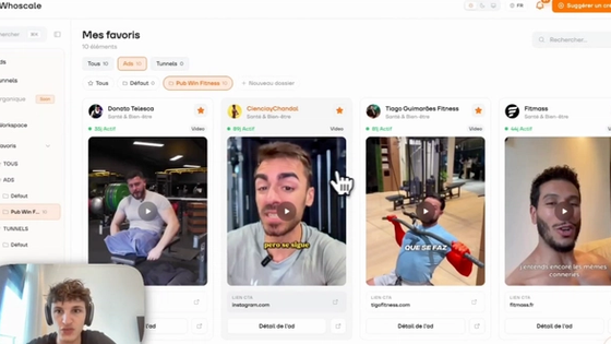 Analyse : Trouver des pubs gagnantes dans ta niche avant même de les lancer, avec Whoscale