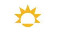 Morning Beat logo sun rising