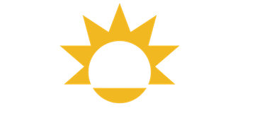 Morning Beat logo sun rising
