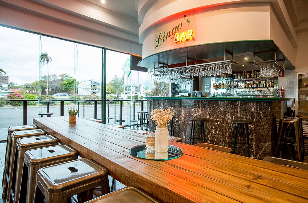 Bar in the main lobby