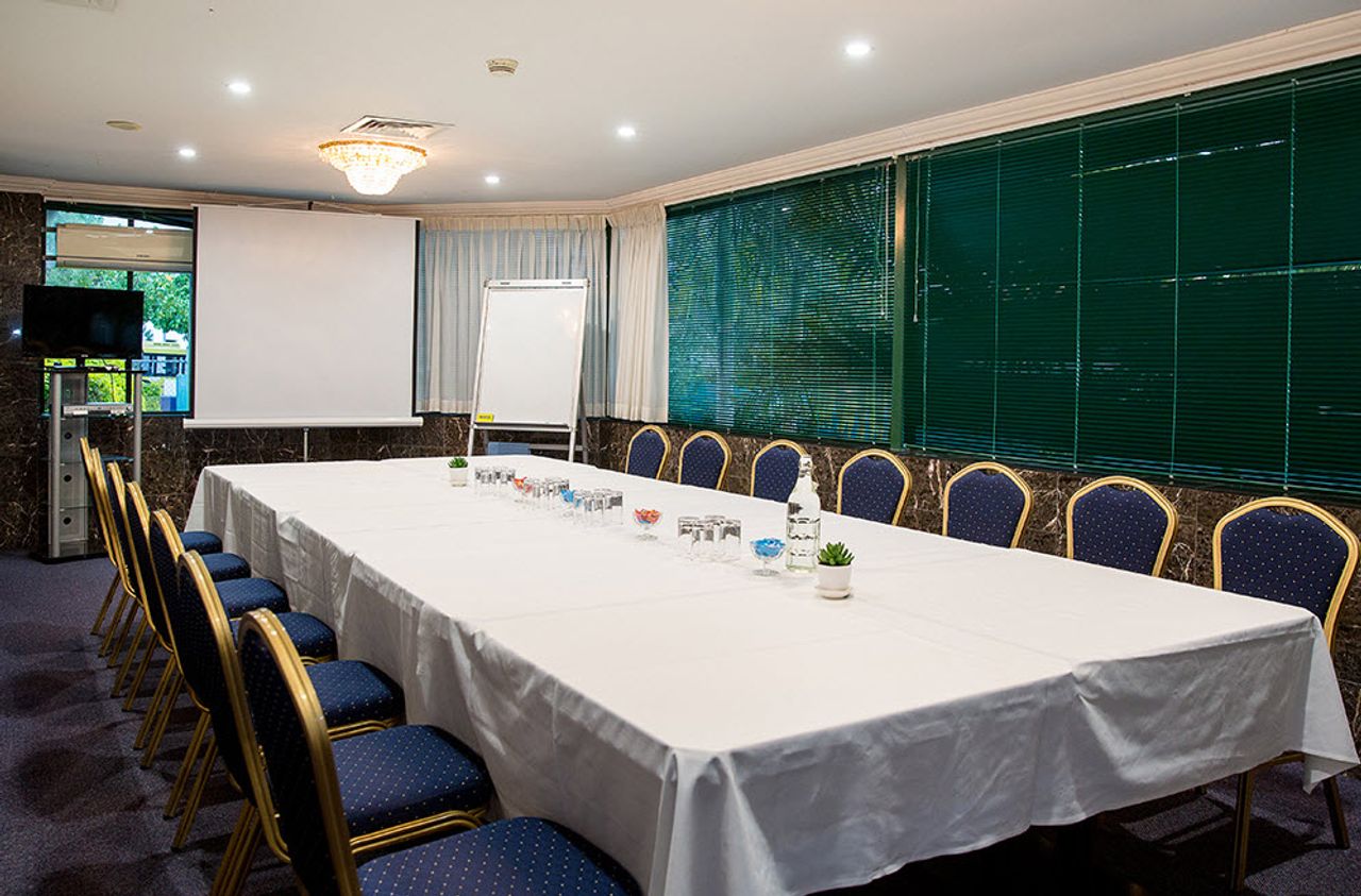 Conference Room set for a meeting