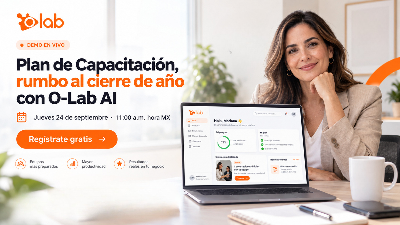 Demo en vivo: Selección de EPP basada en riesgos con O-Lab AI. Viernes 18 de septiembre, 11:00 a. m. hora México. Registro gratis.